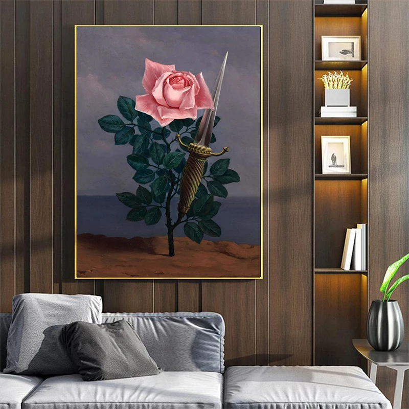 Abstract Thorny Rose and Sharp Knife Oil paiting Posters and Prints Nordic Wall Pictures for Living Room Decoration Home Decor
Abstract Thorny Rose and Sharp Knife Oil paiting Posters and Prints Nordic Wall Pictures for Living Room Decoration Home Decor