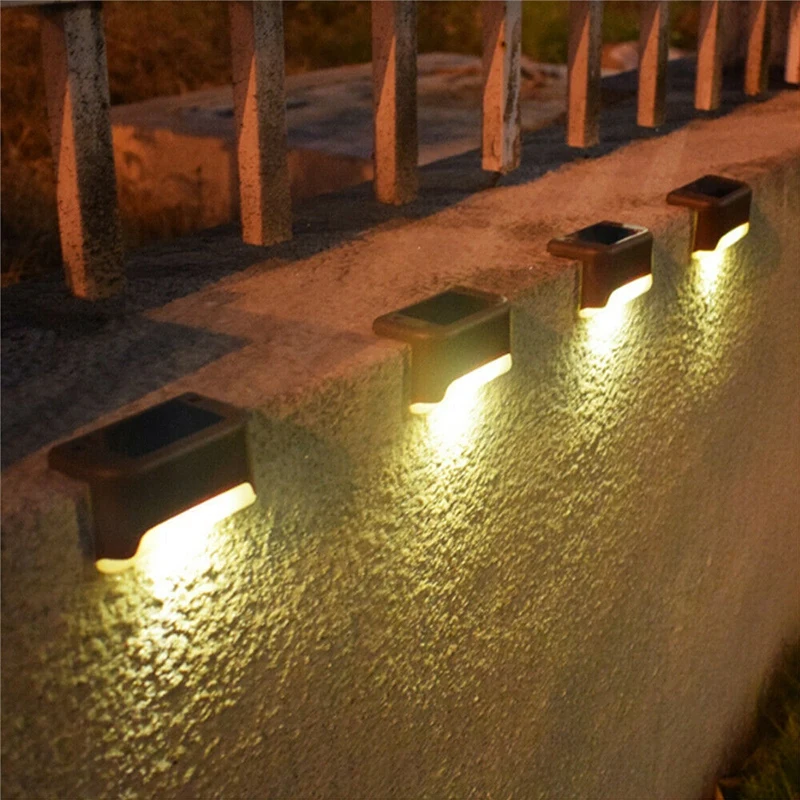 4PCS Solar Powered Ladder Lights LED Deck Lights Outdoor Path Garden Stairs Step Fence Lamps
4PCS Solar Powered Ladder Lights LED Deck Lights Outdoor Path Garden Stairs Step Fence Lamps