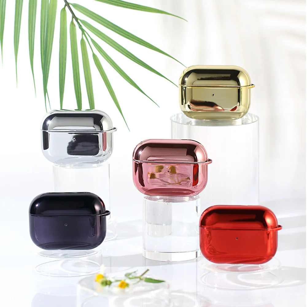Electroplated Metal Solid Color Wireless Headset Bluetoothcase For Apple AirPods Pro 3 Wireless Earphone Cover Chaging Box Bags
Electroplated Metal Solid Color Wireless Headset Bluetoothcase For Apple AirPods Pro 3 Wireless Earphone Cover Chaging Box Bags