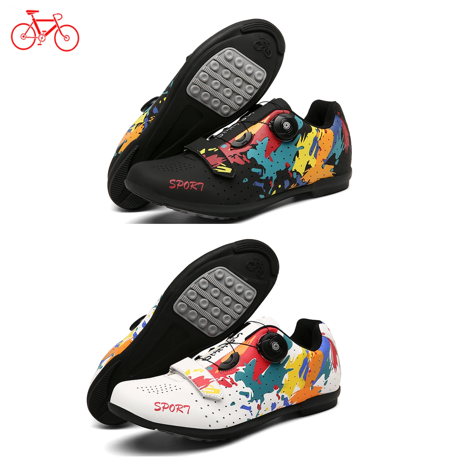 Men & Women Professional Rubber Sole Cycling Shoes Breathable Road Bicycle Shoes
Men & Women Professional Rubber Sole Cycling Shoes Breathable Road Bicycle Shoes