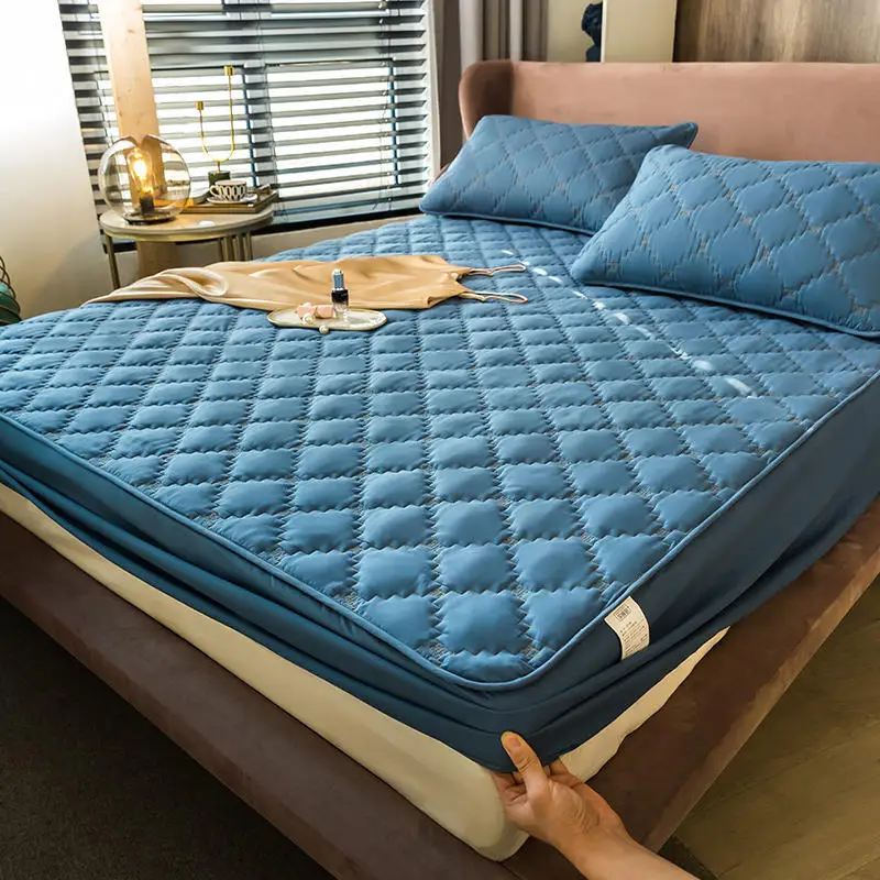 100% Cotton Thicken Quilted Mattress Cover Anti-bacterial King Size Customized Bed Pad Protector Cover Not Included Pillowcase
100% Cotton Thicken Quilted Mattress Cover Anti-bacterial King Size Customized Bed Pad Protector Cover Not Included Pillowcase