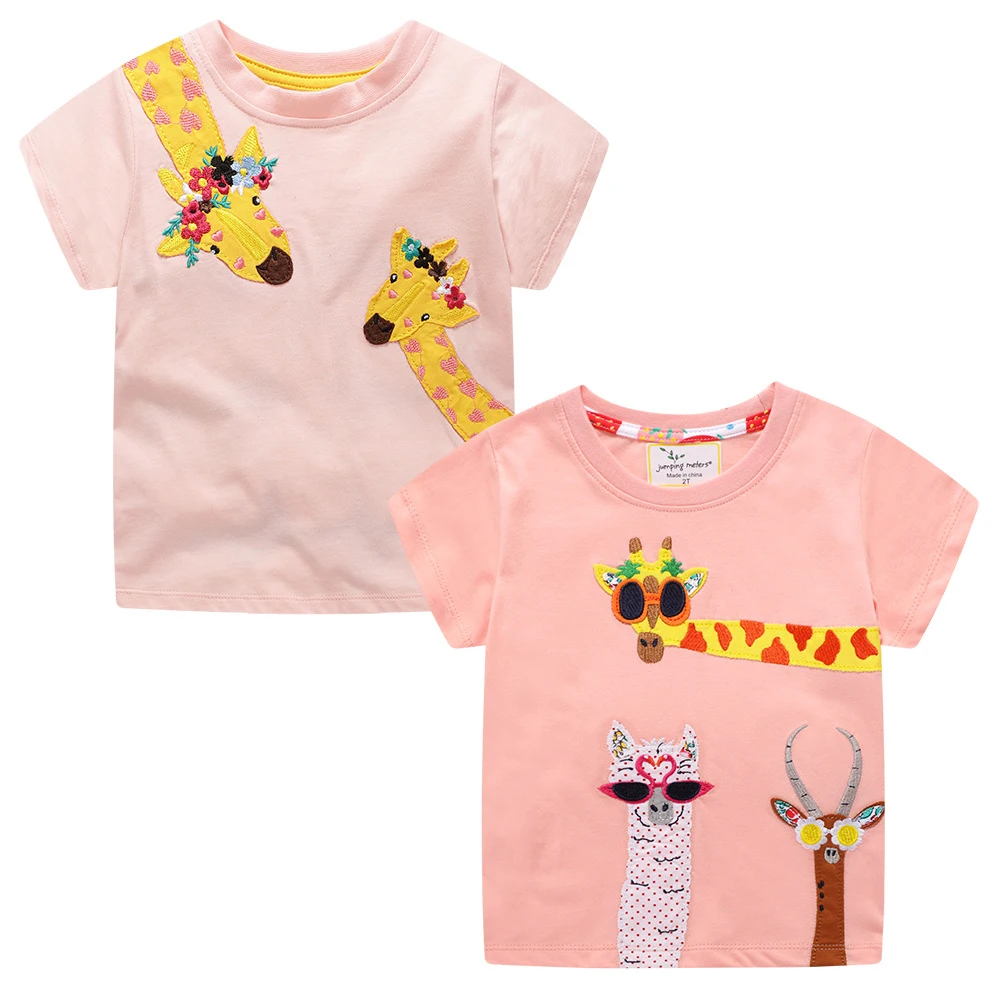 2021 Lovely Cotton Short Sleeve O-neck T Shirt for 2-7T Kids with Cartoon Giraffe Print Unisex Casual Style Solid Color T-Shirts
2021 Lovely Cotton Short Sleeve O-neck T Shirt for 2-7T Kids with Cartoon Giraffe Print Unisex Casual Style Solid Color T-Shirts