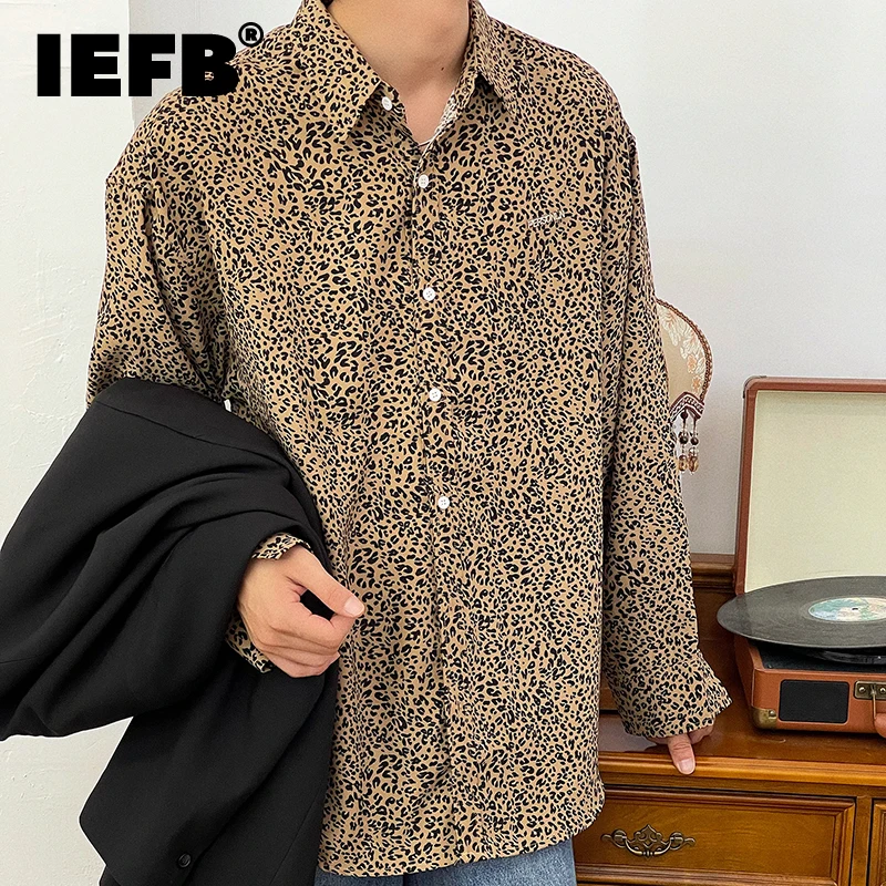 IEFB Men's Floral Leopard Print Long Sleeve Shirts 2021 New Autumn Design Loose Casual Shirts Korean Trend Fashion Top 9Y9370
IEFB Men's Floral Leopard Print Long Sleeve Shirts 2021 New Autumn Design Loose Casual Shirts Korean Trend Fashion Top 9Y9370