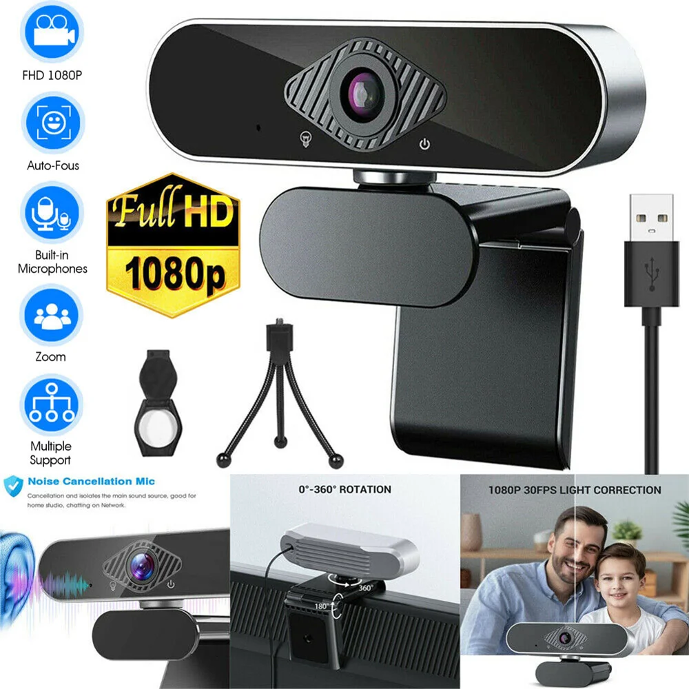 1080P Network HD Computer Camera Live Online Class Meeting With Microphone Webcam For PC Video Calling Conference
1080P Network HD Computer Camera Live Online Class Meeting With Microphone Webcam For PC Video Calling Conference