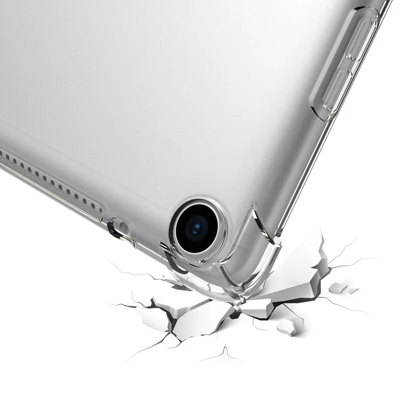 Прозрачный чехол для Xiaomi Mipad 2/3/4 противоударный прозрачный силиконовый из ТПУ Для