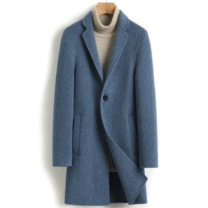 Double-sided Wool Coat Men Cashmere Long Jacket Men Korean Autumn Mens Overcoat Coats and Jackets Abrigo Hombre 2020 4432 J3589
Double-sided Wool Coat Men Cashmere Long Jacket Men Korean Autumn Mens Overcoat Coats and Jackets Abrigo Hombre 2020 4432 J3589