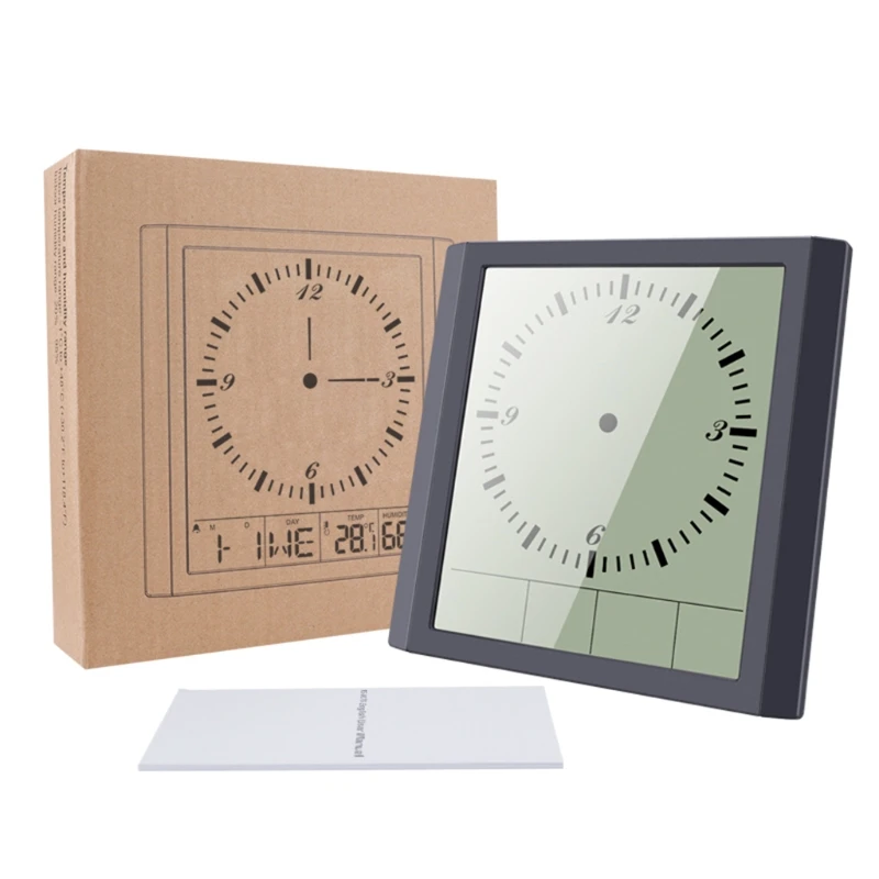 Wall Mounted Large Screen Electronic Clock with Temperature Humidity LCD Display K3KD
Wall Mounted Large Screen Electronic Clock with Temperature Humidity LCD Display K3KD