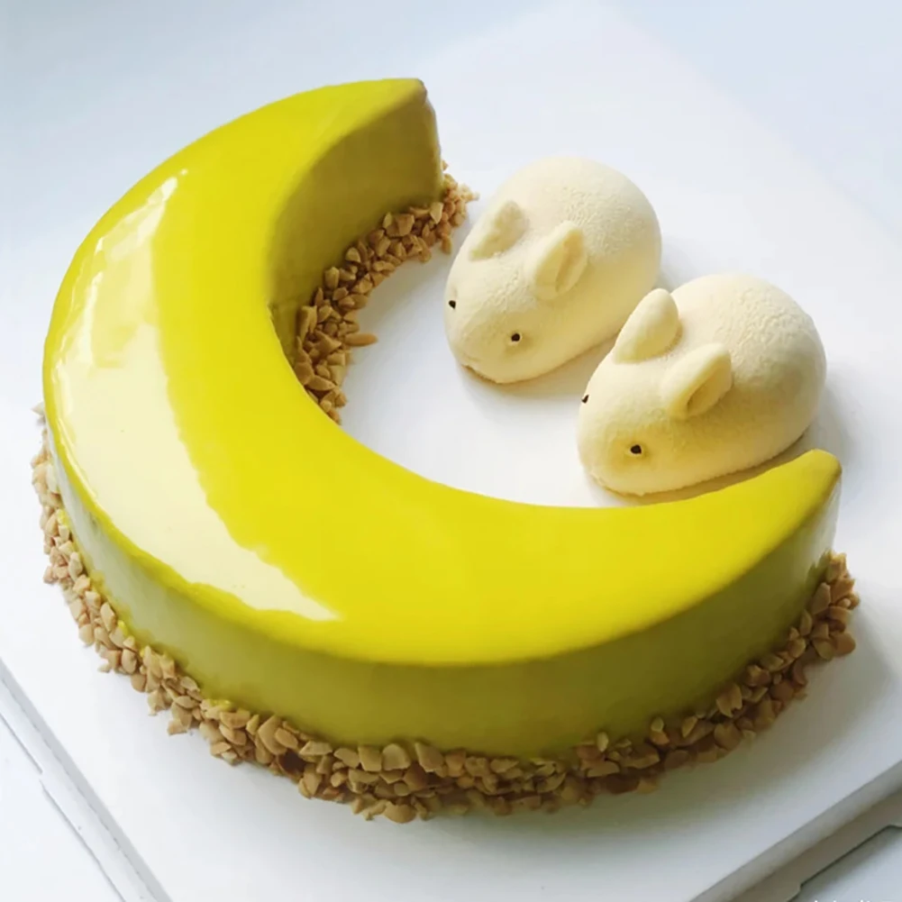 Moon Shape Silicone Mold Mousse Cake Pan Dessert Mould Eid Mubarak Decorations Kitchen Bakeware Tools
Moon Shape Silicone Mold Mousse Cake Pan Dessert Mould Eid Mubarak Decorations Kitchen Bakeware Tools