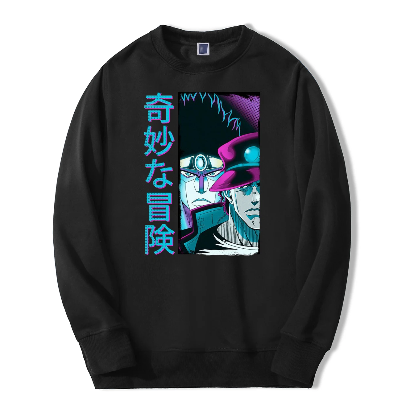 Толстовка JOJO мужская с капюшоном платиновая со звездой Аниме в японском стиле