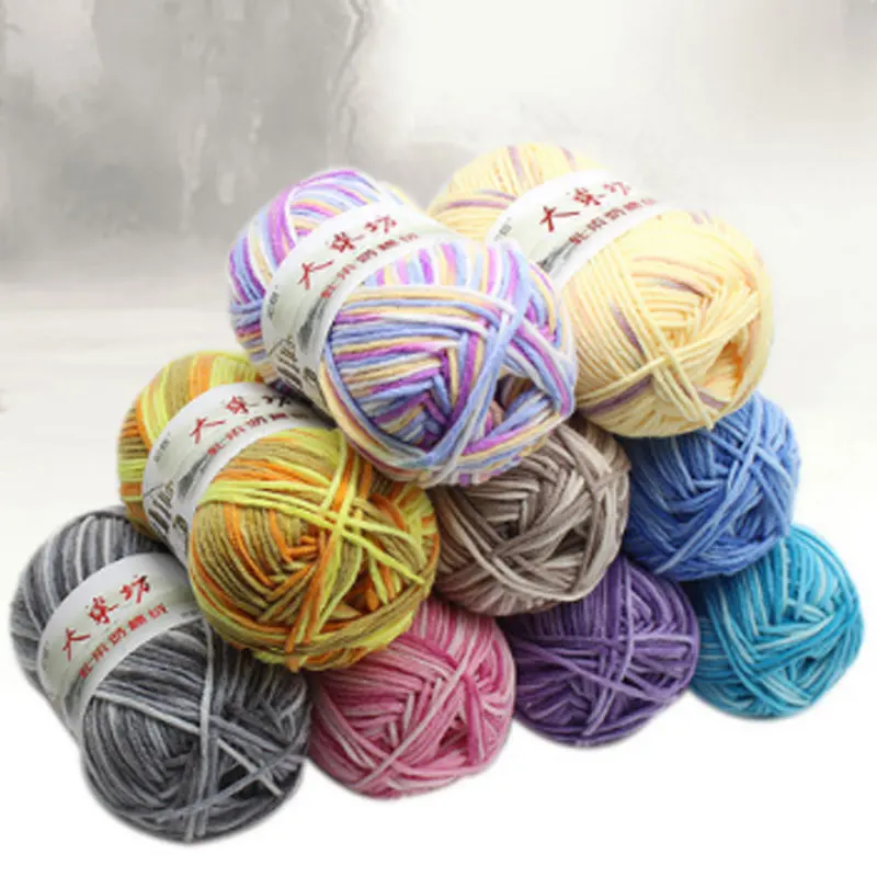 Needlework Cotton Yarn Crochet Baby Thread Fashion Comfortable Eco-dyed Colorful 5 Shares Hand Knitting Cotton Yarn Durable
Needlework Cotton Yarn Crochet Baby Thread Fashion Comfortable Eco-dyed Colorful 5 Shares Hand Knitting Cotton Yarn Durable