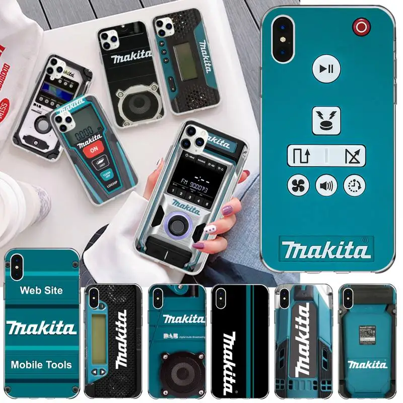 Чехол для телефона с ящиком инструментов бренда Makita iphone 12 11 Pro Max Mini XS 8 7 6 6S Plus X 5S SE