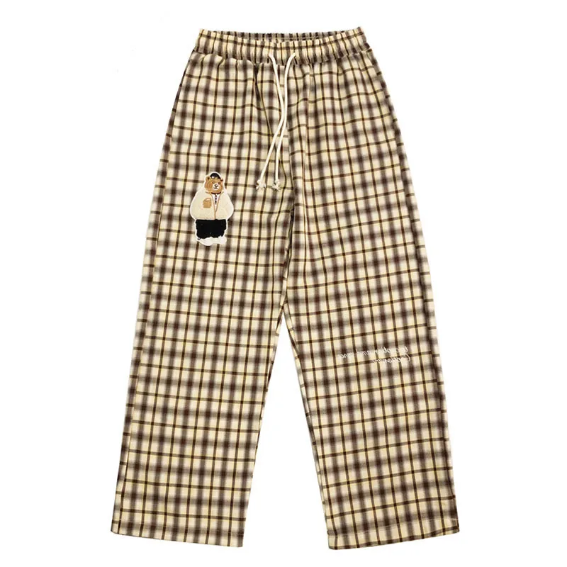 Pants Women 2021 Summer Casual Loose High Waist Plaid Pants Korean Fashion Striped Elasticated Trousers All-match Wide Leg Pants
Pants Women 2021 Summer Casual Loose High Waist Plaid Pants Korean Fashion Striped Elasticated Trousers All-match Wide Leg Pants