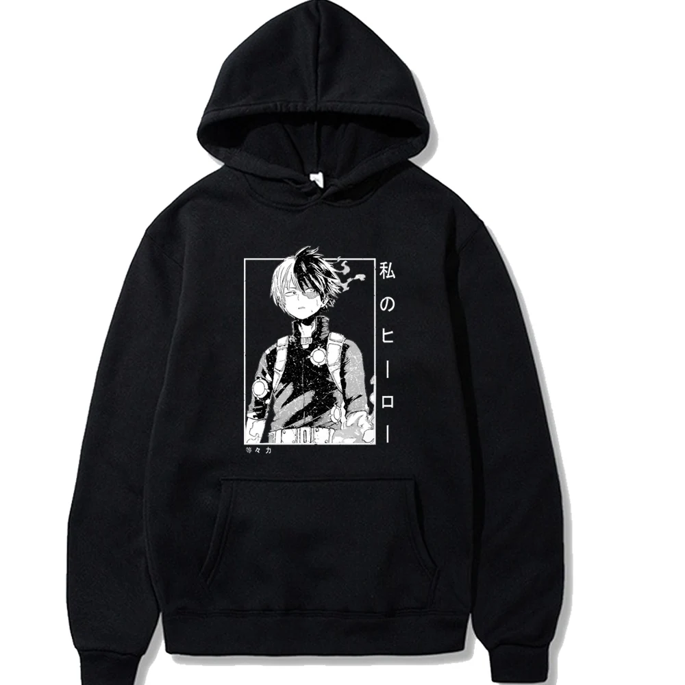 Anime Boku No Hero Academia Shoto Todoroki Hoodies Men Women Sweatshirts Harajuku Hip Hop Casual High Quality Pullovers Hoody
Anime Boku No Hero Academia Shoto Todoroki Hoodies Men Women Sweatshirts Harajuku Hip Hop Casual High Quality Pullovers Hoody
