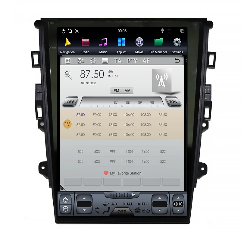 Автомобильный мультимедийный плеер Chogath 12 1 дюйма android 7 gps навигация экран Теслы 2 +
