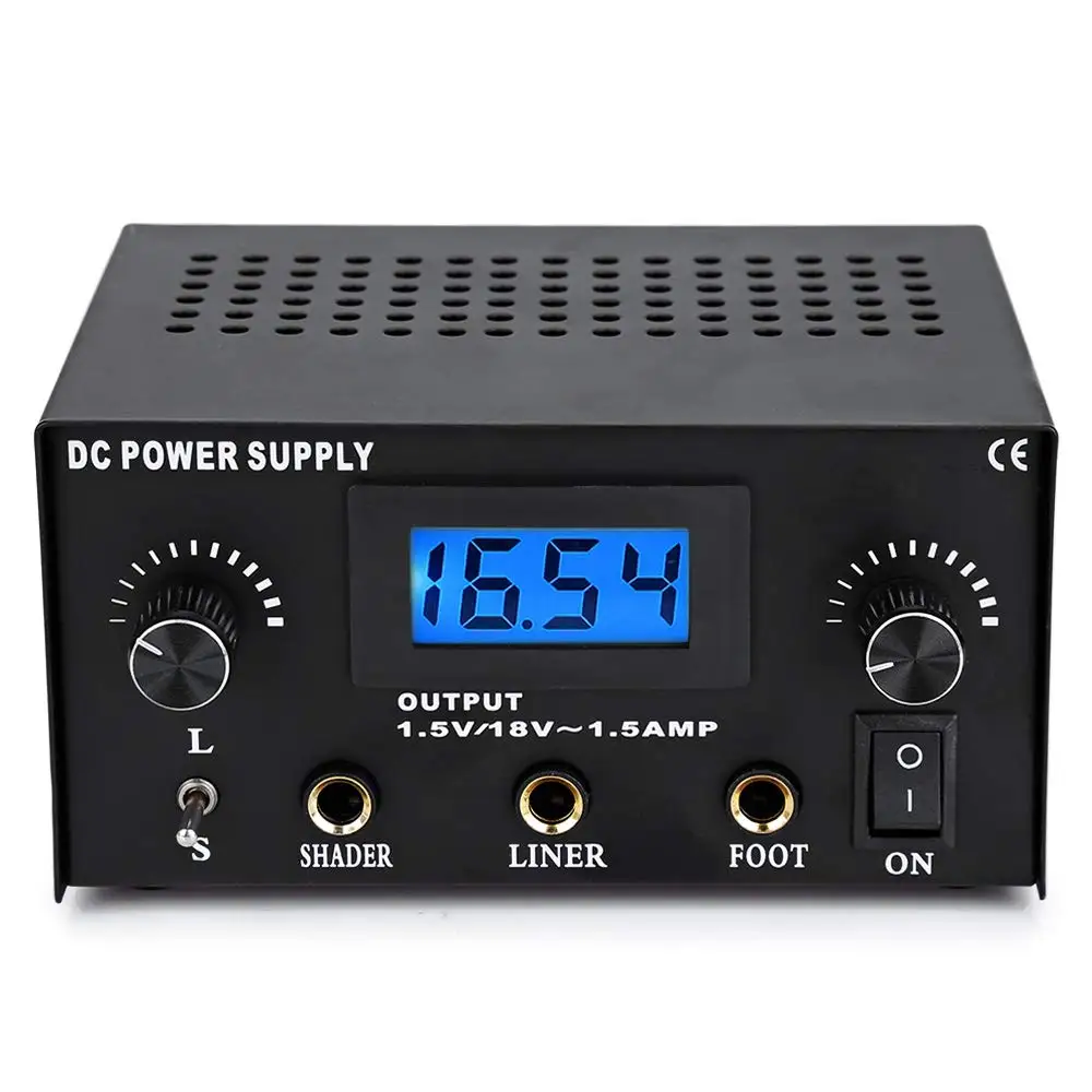 Tattoo Power Supply Dual Digital LCD Design Tattoo Power Supply Kit For Tattoo Machine Gun Foot Pedal Tattoo Supply Tool
Tattoo Power Supply Dual Digital LCD Design Tattoo Power Supply Kit For Tattoo Machine Gun Foot Pedal Tattoo Supply Tool