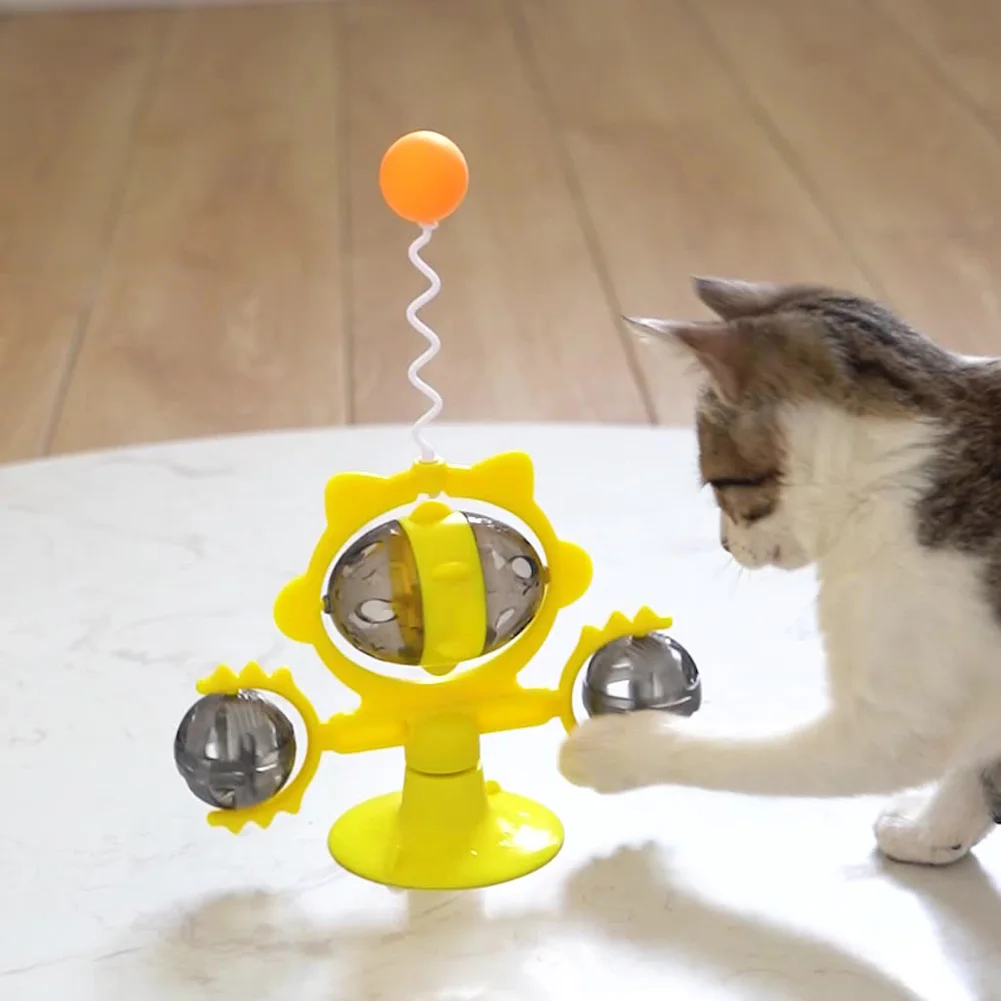 Игрушка-ветряная мельница для кошек, смешная вращающаяся игрушка для тренировок с мятой кошки, аксессуары для домашних животных 
Игрушка-ветряная мельница для кошек, смешная вращающаяся игрушка для тренировок с мятой кошки, аксессуары для домашних животных