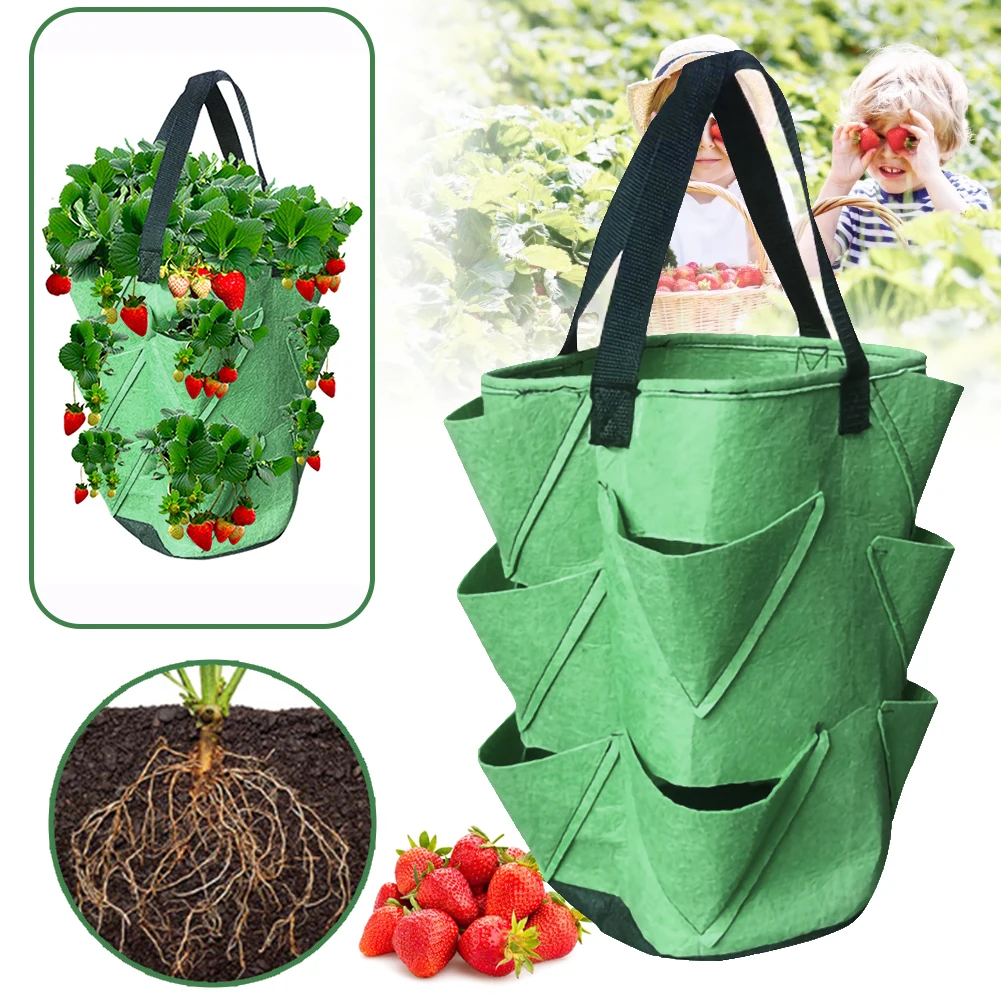 Grow Container Bag Diy Planter Pe Fabrics Planting Vegetable Gardening Save Storage Space Thicken Pot Planting Grow Garden Tool
Grow Container Bag Diy Planter Pe Fabrics Planting Vegetable Gardening Save Storage Space Thicken Pot Planting Grow Garden Tool