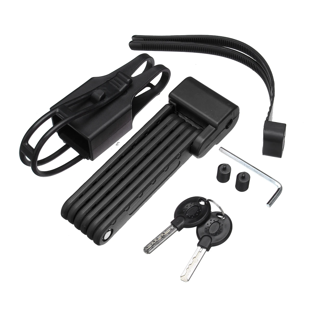 Folding Bicycle Lock Cycling Bracket Compact Safety Foldylock MTB Road Bike Security Anti-theft Steel Lock
Folding Bicycle Lock Cycling Bracket Compact Safety Foldylock MTB Road Bike Security Anti-theft Steel Lock