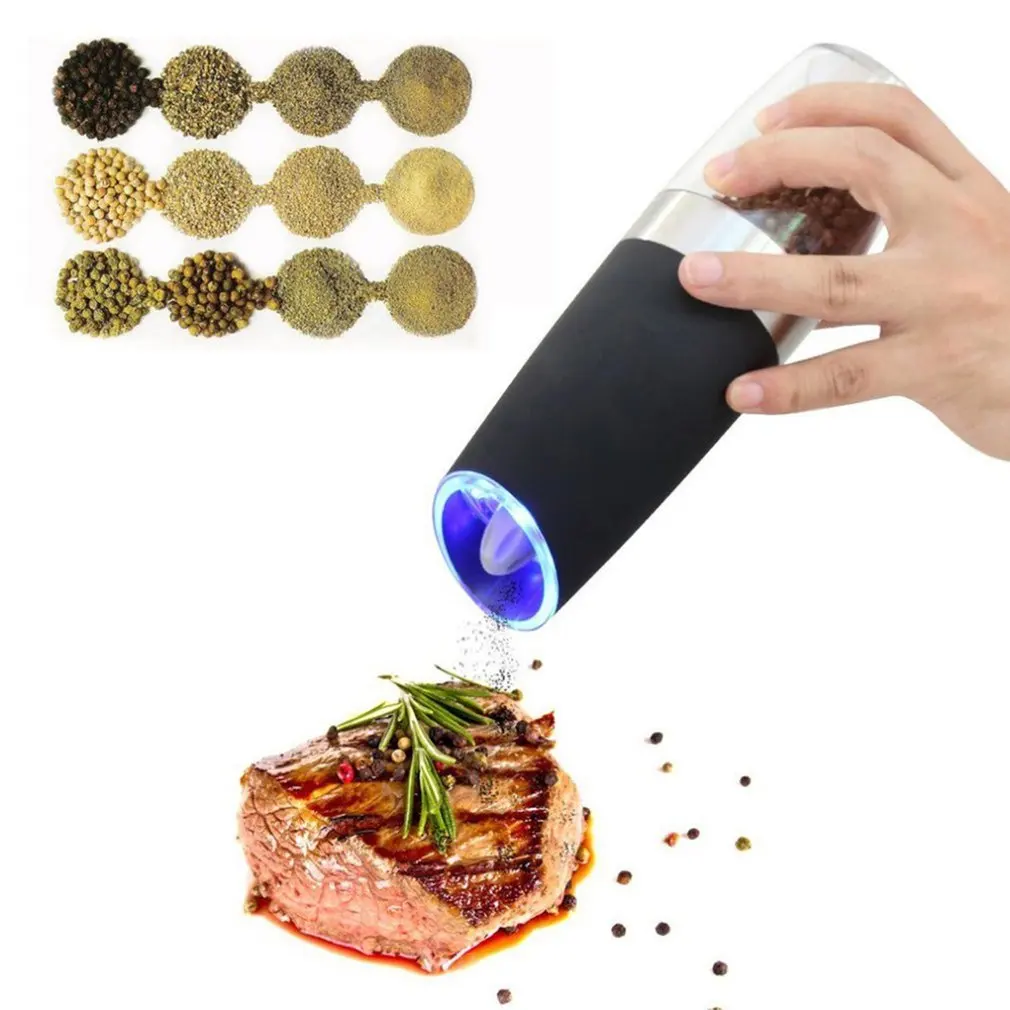 Kitchen Supplies Electric Induction Grinder Household Electric Pepper Mill Salt Grinding Pepper Mill
Kitchen Supplies Electric Induction Grinder Household Electric Pepper Mill Salt Grinding Pepper Mill