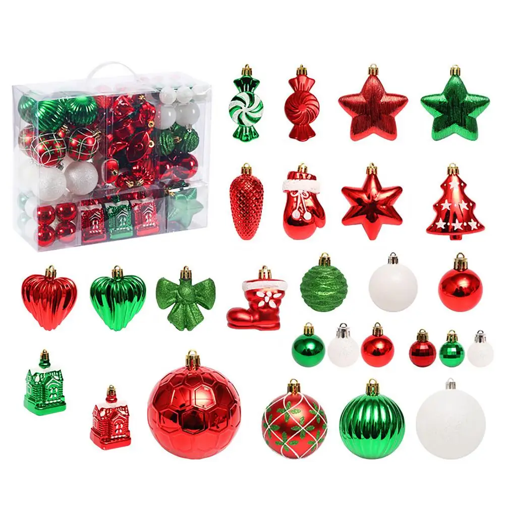 80PCS Christmas Ball Decorations Cute Candy Stars Snowflake Shape Xmas Tree Hanging Ornament Creative Xmas New Year Gift
80PCS Christmas Ball Decorations Cute Candy Stars Snowflake Shape Xmas Tree Hanging Ornament Creative Xmas New Year Gift