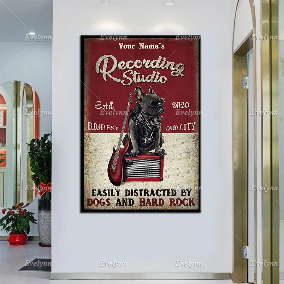 Personalized Custom Name And Year Gifts For French Bulldog Lovers Recording Studio Poster Wall Art Print Living Decor Canvas
Personalized Custom Name And Year Gifts For French Bulldog Lovers Recording Studio Poster Wall Art Print Living Decor Canvas