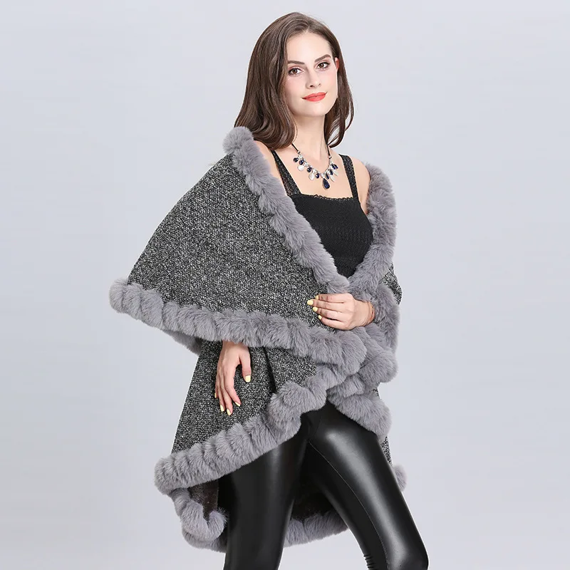 6 Colors 2019 Winter Plus Size Velvet Women 2 Layers Cardigan Imitation Fox Fur Cape Fur Wedding Shawl Fashion Knitted Poncho
6 Colors 2019 Winter Plus Size Velvet Women 2 Layers Cardigan Imitation Fox Fur Cape Fur Wedding Shawl Fashion Knitted Poncho