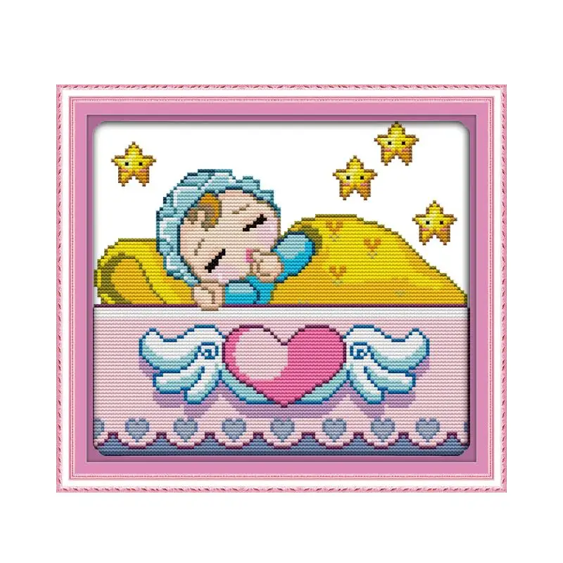The Sleeping baby cross stitch kit 14ct 11ct count print canvas stitches embroidery DIY handmade needlework plus
The Sleeping baby cross stitch kit 14ct 11ct count print canvas stitches embroidery DIY handmade needlework plus