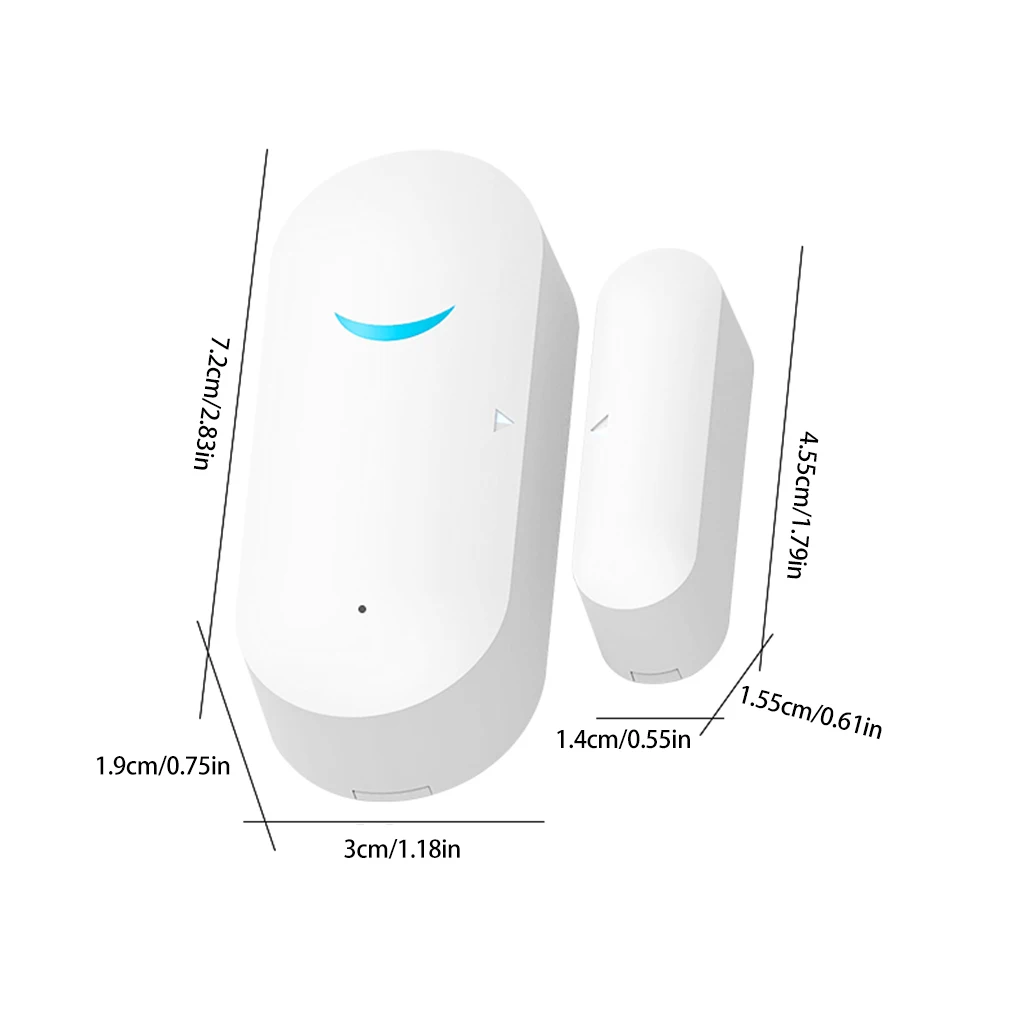 Tuya Smart WiFi Door Sensor Door Open / Closed Detectors Wifi Home Alarm Compatible With Alexa Google Home Tuya APP
Tuya Smart WiFi Door Sensor Door Open / Closed Detectors Wifi Home Alarm Compatible With Alexa Google Home Tuya APP