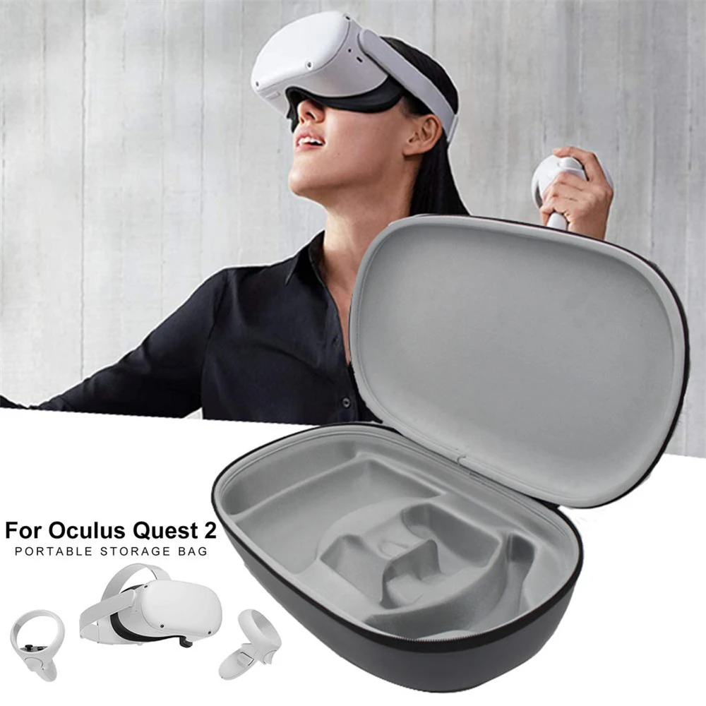 VR Accessories For Oculus Quest 2 VR Headset Travel Carrying Case Hard EVA Storage Box Bag For Oculus Quest2 Protective Pouch
VR Accessories For Oculus Quest 2 VR Headset Travel Carrying Case Hard EVA Storage Box Bag For Oculus Quest2 Protective Pouch
