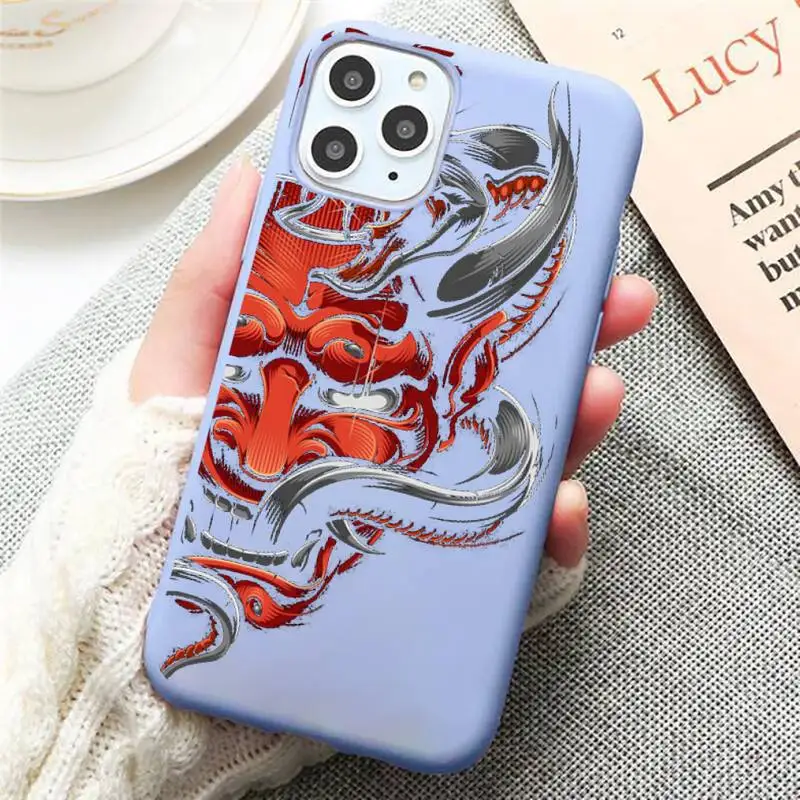 Japanese samurai oni mask Phone Case Candy Color Blue for iPhone 11 12 pro XS MAX 8 7 6 6S Plus X 5S SE 2020 XR
Japanese samurai oni mask Phone Case Candy Color Blue for iPhone 11 12 pro XS MAX 8 7 6 6S Plus X 5S SE 2020 XR