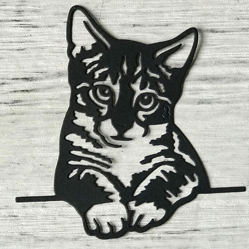 C5AD Metal Cutting Dies Stencil Lazy Lying Cat Shaped Embossing Tool Decorative Die Cuts for Card Making Scrapbooking DIY Etched
C5AD Metal Cutting Dies Stencil Lazy Lying Cat Shaped Embossing Tool Decorative Die Cuts for Card Making Scrapbooking DIY Etched