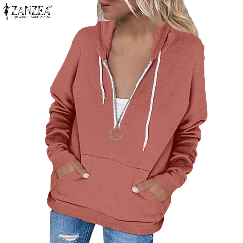 Oversized ZANZEA Fashion Harajuku Women's Hoodies Sweatshirts 2022 Spring Long Sleeve Pullovers Casual Solid Loose Streetwears
Oversized ZANZEA Fashion Harajuku Women's Hoodies Sweatshirts 2022 Spring Long Sleeve Pullovers Casual Solid Loose Streetwears