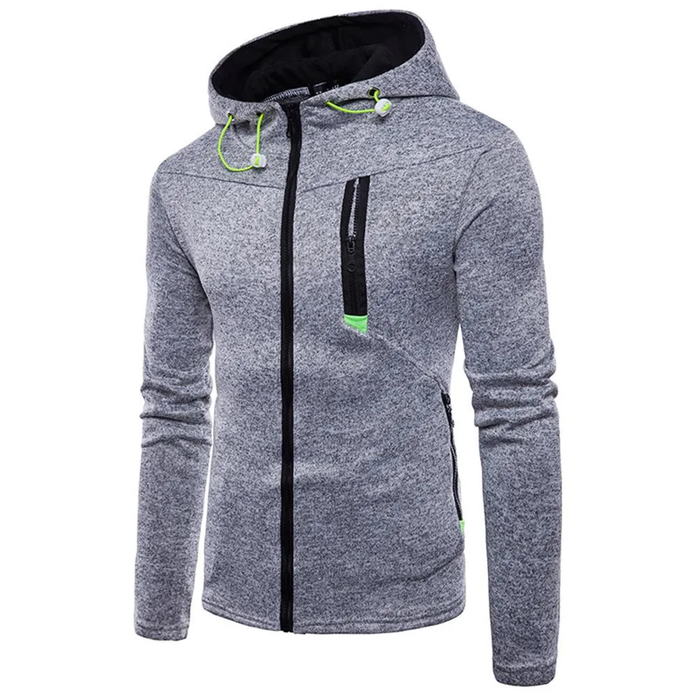 Zipper Sweatshirt Pockets Autumn Holiday Solid Color Waist Slim Long Sleeve Round Neck Casual New Fashion Spring Men Coats
Zipper Sweatshirt Pockets Autumn Holiday Solid Color Waist Slim Long Sleeve Round Neck Casual New Fashion Spring Men Coats