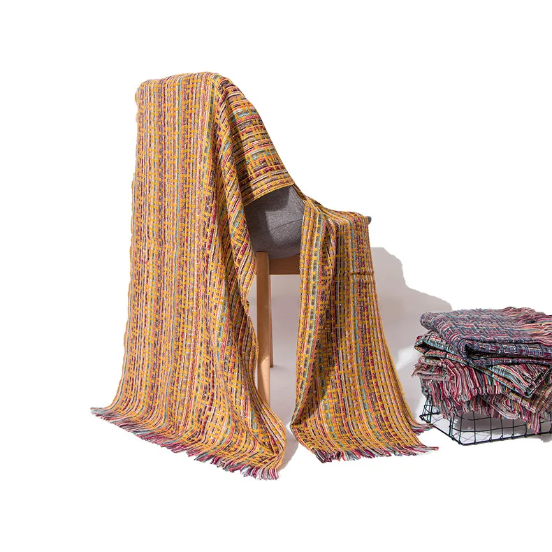 Retro National Scarf Ladies Autumn Winter Sequins Plaid Splicing Colorful 190*45CM High Quality Warm Comfortable Tassels Shawls
Retro National Scarf Ladies Autumn Winter Sequins Plaid Splicing Colorful 190*45CM High Quality Warm Comfortable Tassels Shawls