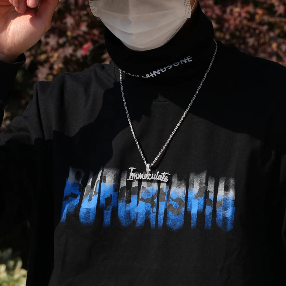 Hip Hop Bubble Cubic Zirconia Bling Combination Words Iced Out Chain Pendants & Necklaces For Men Ms Immaculate Jewelry
Hip Hop Bubble Cubic Zirconia Bling Combination Words Iced Out Chain Pendants & Necklaces For Men Ms Immaculate Jewelry