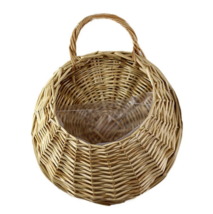 Handmade Wicker Hanging Flower Basket Flower Vase Home Garden Wall Decoration Plants Holder Wall Hanger Storage Baskets
Handmade Wicker Hanging Flower Basket Flower Vase Home Garden Wall Decoration Plants Holder Wall Hanger Storage Baskets