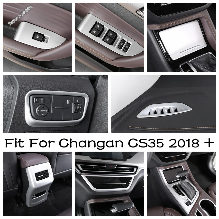 Armrest Box Anti Kick Panel / Window Lift Button / Head Light Switch / Gear Shift Cover Trim Matte For Changan CS35 2018 - 2020
Armrest Box Anti Kick Panel / Window Lift Button / Head Light Switch / Gear Shift Cover Trim Matte For Changan CS35 2018 - 2020