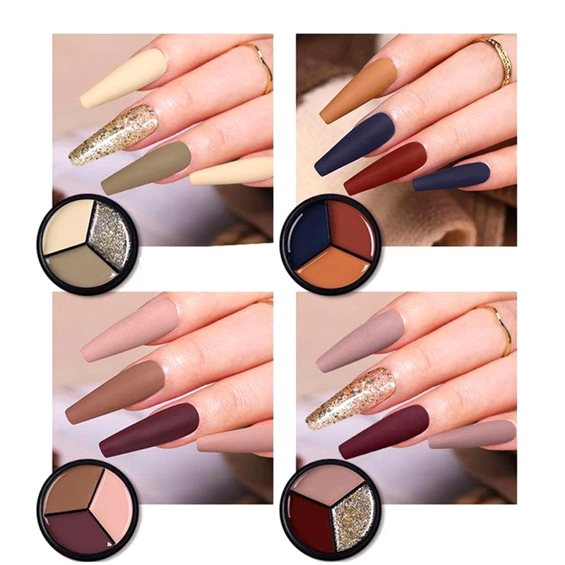 3 Colors In 1 Can Solid Cream Poly Nail Gel Soak Off Nail Polish Gel For UV LED Lamp Gel Varnish Painting Nail Tips Gel 36 Boxes
3 Colors In 1 Can Solid Cream Poly Nail Gel Soak Off Nail Polish Gel For UV LED Lamp Gel Varnish Painting Nail Tips Gel 36 Boxes
