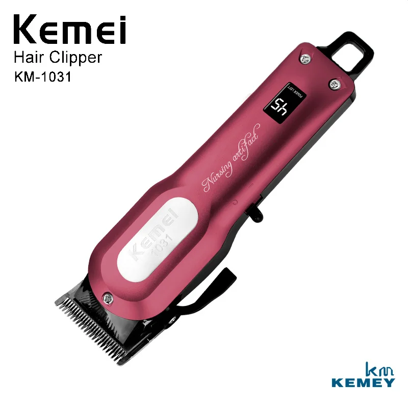 Kemei Professional Rechargeable Cordless Electric Hair Clipper Trimmer Powerful Shaving Machine Hair Cutting Machine KM-1031
Kemei Professional Rechargeable Cordless Electric Hair Clipper Trimmer Powerful Shaving Machine Hair Cutting Machine KM-1031