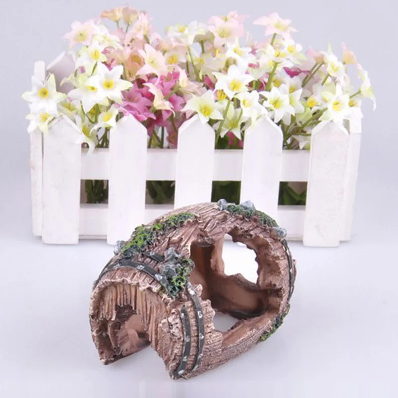 1PC Fish And Turtle Tank Decorative Aquarium Equipment Decorations Practical Resin Crafts Non-fading Antique Wine Barrels 
1PC Fish And Turtle Tank Decorative Aquarium Equipment Decorations Practical Resin Crafts Non-fading Antique Wine Barrels