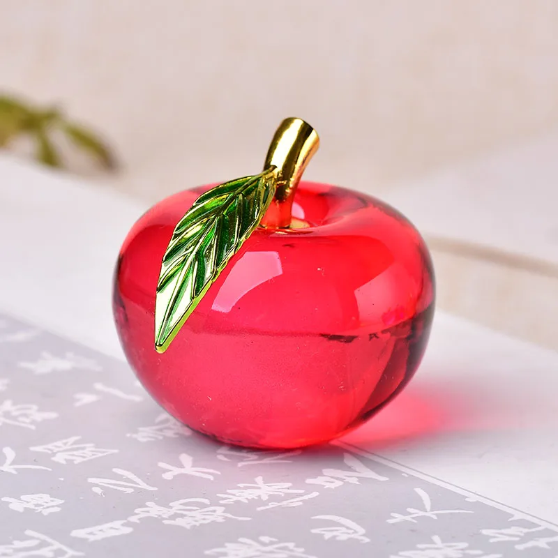 Apple Ornaments Coloured Glaze Decoration Glass Home Decoration Crystal Quartz Valentine's Day/Christmas present DIY gift
Apple Ornaments Coloured Glaze Decoration Glass Home Decoration Crystal Quartz Valentine's Day/Christmas present DIY gift