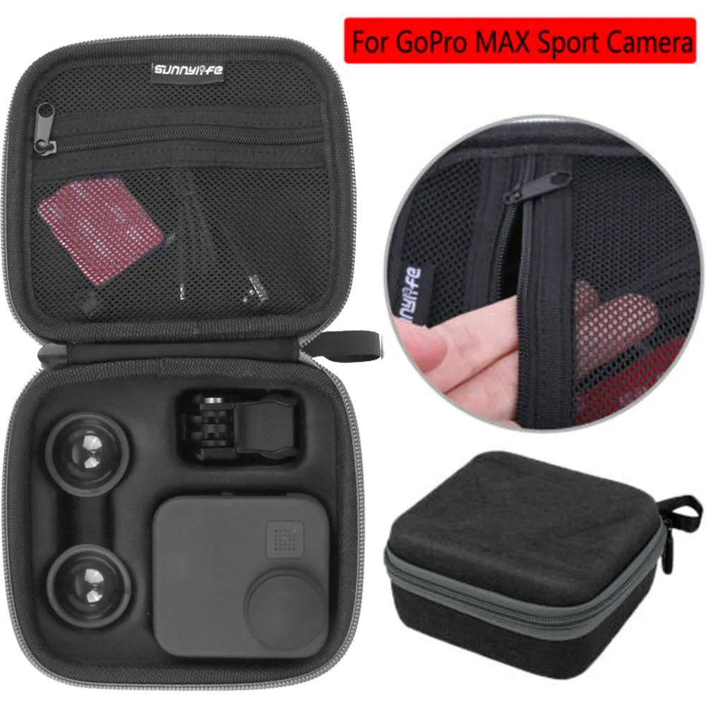Портативная Защитная сумка для хранения аксессуаров спортивной камеры Go Pro MAX -