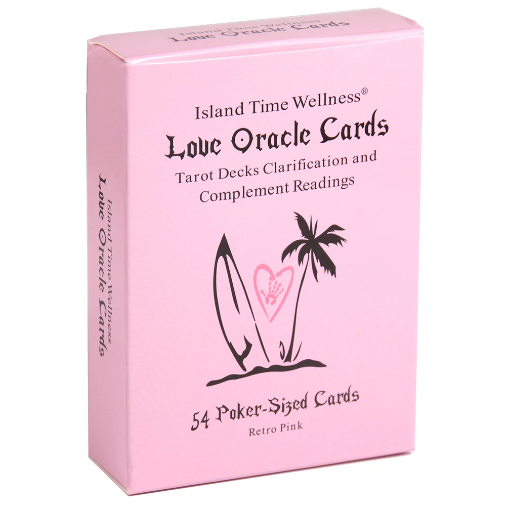 Pink Island Time Wellness Love Oracle Cards Decks Divination Cards Game for Family Party Game
Pink Island Time Wellness Love Oracle Cards Decks Divination Cards Game for Family Party Game