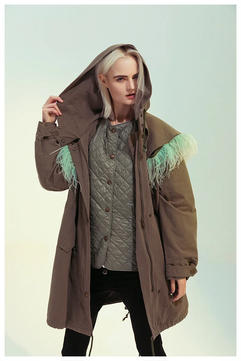 MSXU Women's New Autumn Winter Cool Vintage Ostrich Feather Detachable Casual Windbreaker Trench Coat Blazer
MSXU Women's New Autumn Winter Cool Vintage Ostrich Feather Detachable Casual Windbreaker Trench Coat Blazer