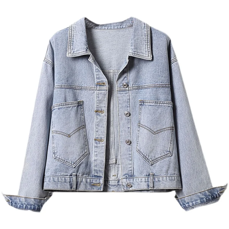 Denim Pocket Plus Size Oversize Women'S Clothes Spring Autumn Winter Jacket Coat Vetement Femme 2021 Outerwear Harajuku Bomber
Denim Pocket Plus Size Oversize Women'S Clothes Spring Autumn Winter Jacket Coat Vetement Femme 2021 Outerwear Harajuku Bomber