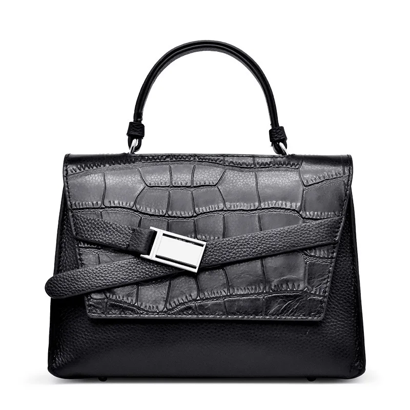 Tote Bags for Women 2021 New All-match Real Cowhide Crocodile Pattern Shoulder Bag Ladies Large-capacity Retro Diagonal Bag Sac
Tote Bags for Women 2021 New All-match Real Cowhide Crocodile Pattern Shoulder Bag Ladies Large-capacity Retro Diagonal Bag Sac