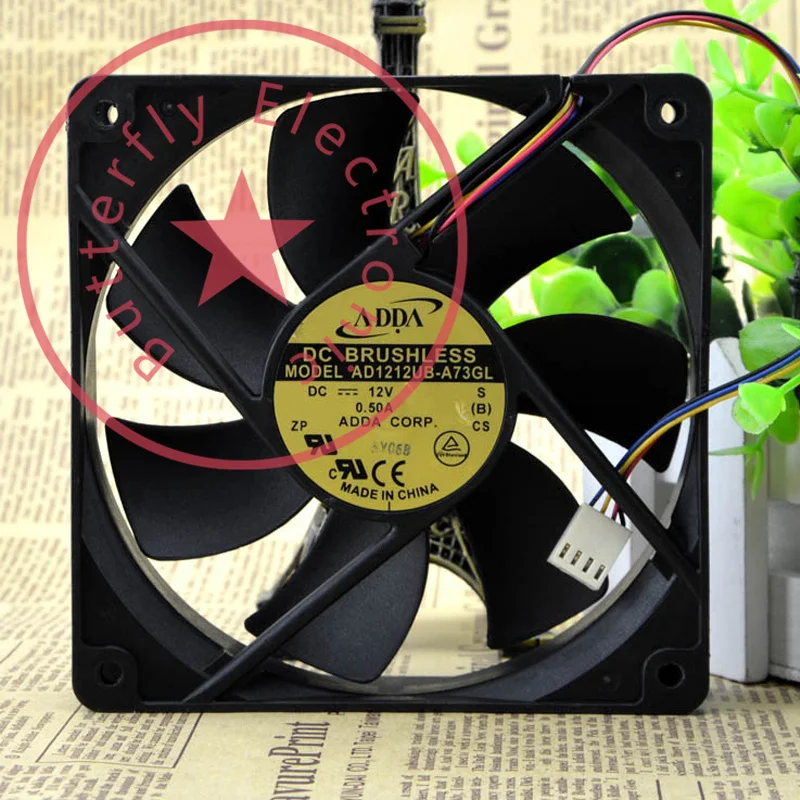 Совершенно новый AD1212UB-A73GL DC 12A 0.50A PWM BALL 12025 12 см 120*120*25 мм охлаждающий вентилятор охлаждения
Совершенно новый AD1212UB-A73GL DC 12A 0.50A PWM BALL 12025 12 см 120*120*25 мм охлаждающий вентилятор охлаждения