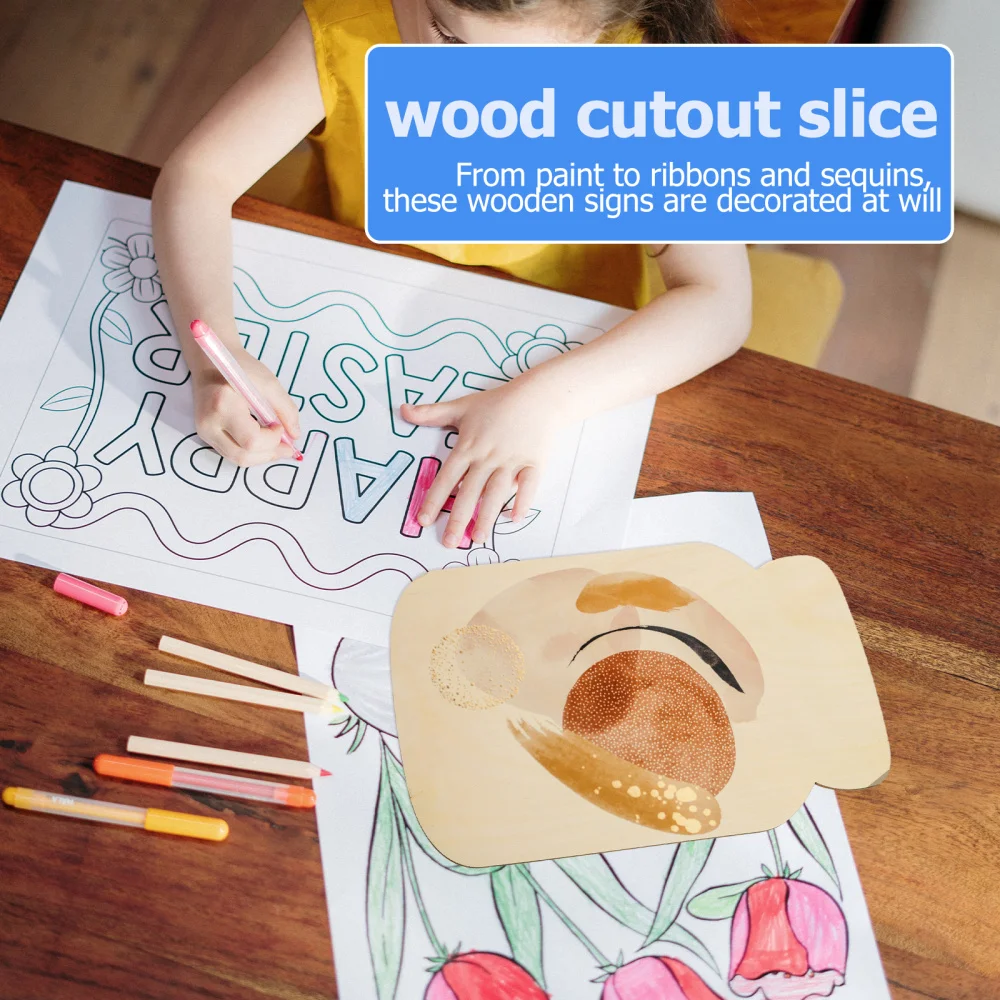 5Pcs Unfinished Wood Cutout Jar Shape Slice Festival Craft DIY Accessories
5Pcs Unfinished Wood Cutout Jar Shape Slice Festival Craft DIY Accessories