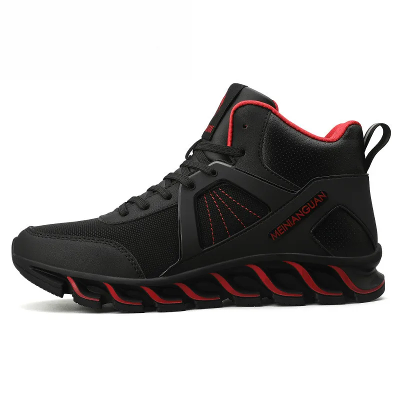 New High Top Sport Shoes Breathables Leather Running Shoes for Men Jogging Sneakers Lace Up Walking Man Shoes Zapatillas
New High Top Sport Shoes Breathables Leather Running Shoes for Men Jogging Sneakers Lace Up Walking Man Shoes Zapatillas