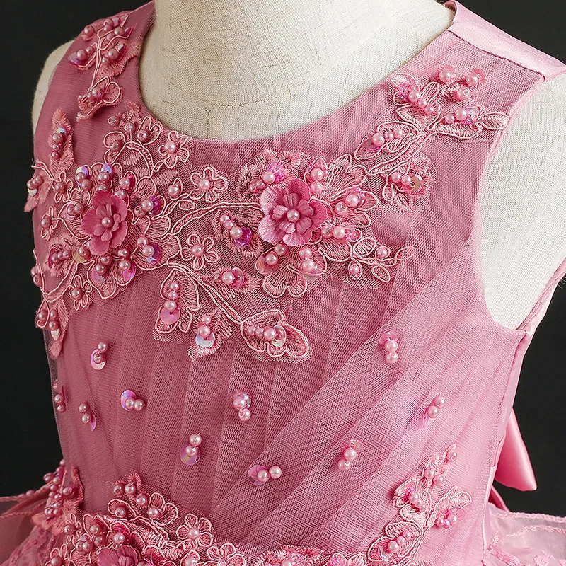 Princess Kids Dresses for Girls Tutu Lace Flower Embroidered Ball Gown Baby Girls Clothes Children Wedding Party Dress 9 color
Princess Kids Dresses for Girls Tutu Lace Flower Embroidered Ball Gown Baby Girls Clothes Children Wedding Party Dress 9 color